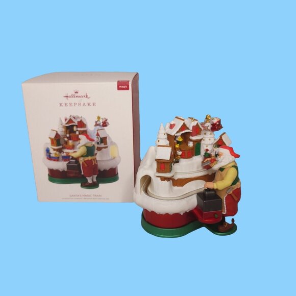 Hallmark Ornament Santas Magic Train Christmas Decoration Sound & Motion 2018 - Picture 1 of 7